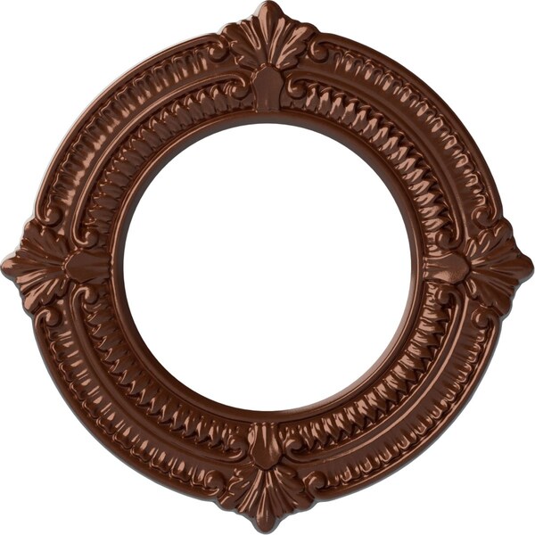 Ekena Millwork Benson Ceiling Medallion (Fits Canopies up to 6 1/8"), 11 1/8"OD x 6 1/8"ID x 5/8"P, Copper Penny CM11BNCPS - main